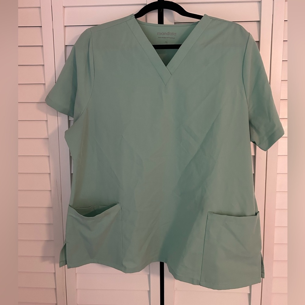 Mandala Scrub Top